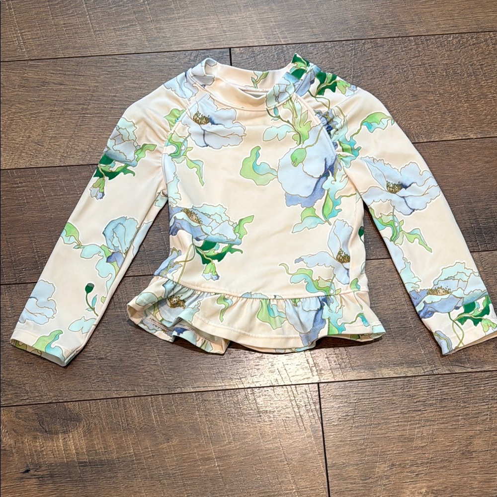 Floral Kids Swim Top